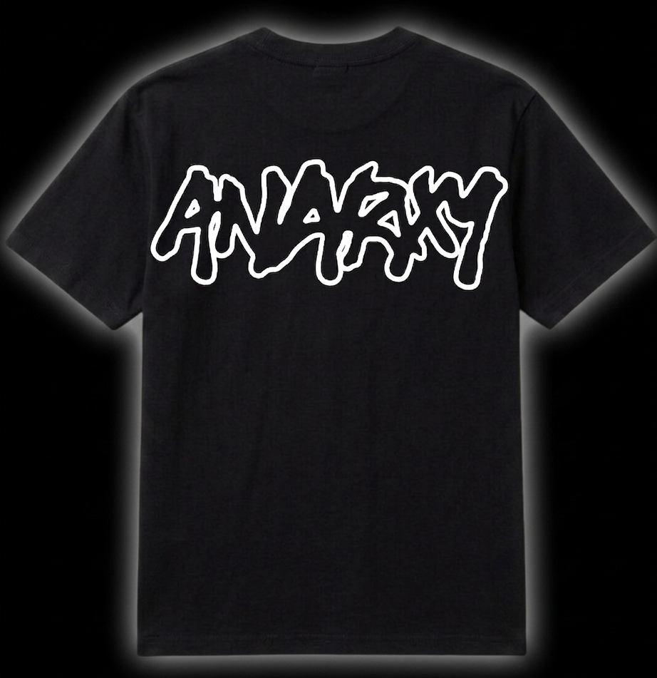 ANARXY TEE' V2 BLACK