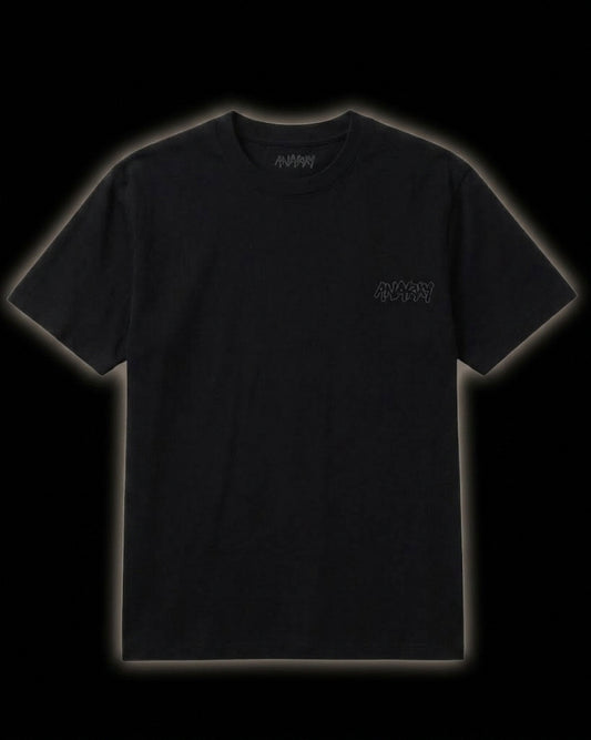 ANARXY TEE' V2 BLACKOUT