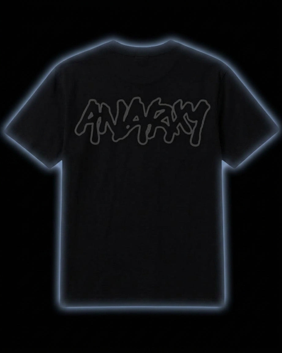 ANARXY TEE' V2 DARK GREY LOGO