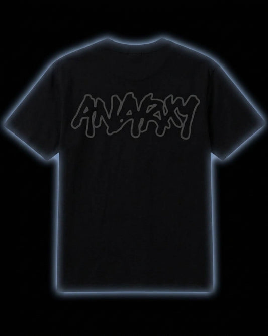 ANARXY TEE' V2 BLACKOUT