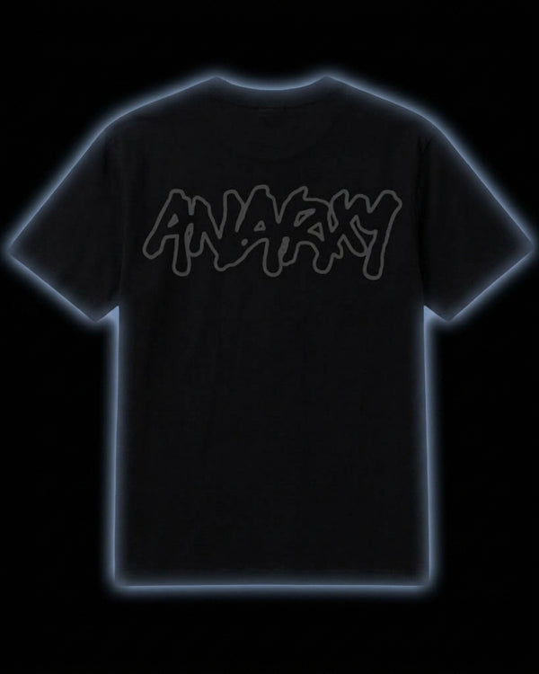 ANARXY TEE' V2 BLACKOUT