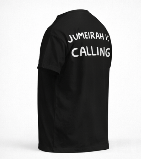 Jumeirah Is Calling Anarxy T-Shirt Black